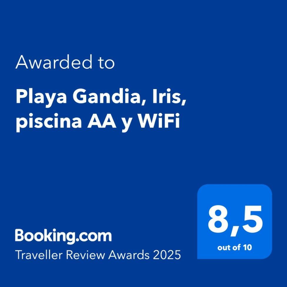 Playa Gandia, Iris, Piscina Aa Y Wifi Apartman Playa de Gandia Kültér fotó
